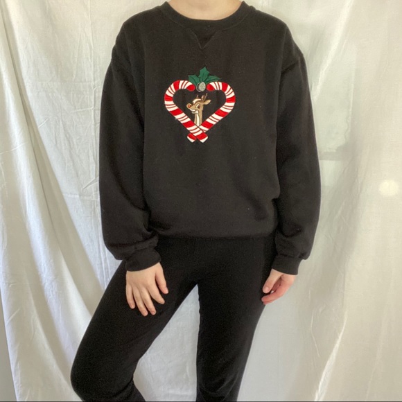 Rudolf The Red Nosed Reindeer Embroidered Crewneck - Picture 2 of 5